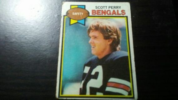 1979 TOPPS SCOTT PERRY CINCINNATI BENGALS FOOTBALL CARD# 289