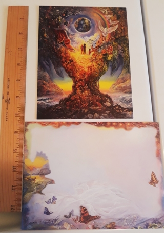 Leanin Tree Millennium Tree Art Notecard w/Matching Envelope (Josephine Wall)