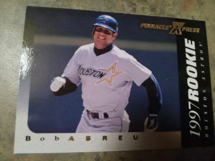 1997 PINNACLE XPRESS ROOKIE BOB ABREU HOUSTON ASTROS BASEBALL CARD# 122