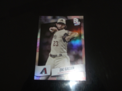 2024 Topps Big League  zac  gallen    Uncommon Rainbow Foil   card #  235  arizona  Diamondbacks