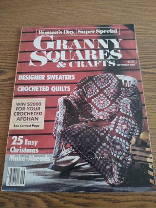 Woman's Day Granny Squares and Crafts September 1986