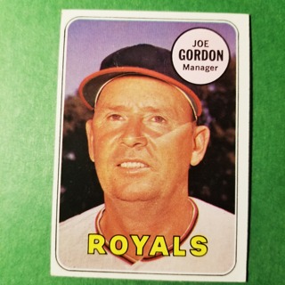 1969 - TOPPS BASEBALL CARD NO. 484 - JOE GORDON MGR - ROYALS