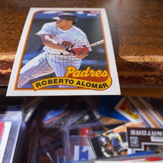 1989 topps Roberto alomar baseball card 