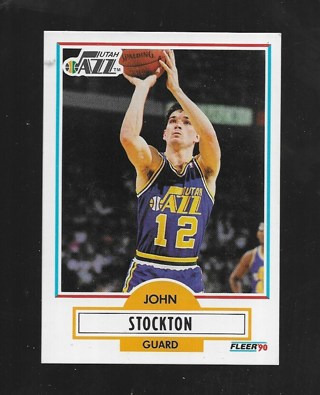 1990 FLEER JOHN STOCKTON #189