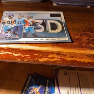 2020 panini score 3d Tennessee titans football card 