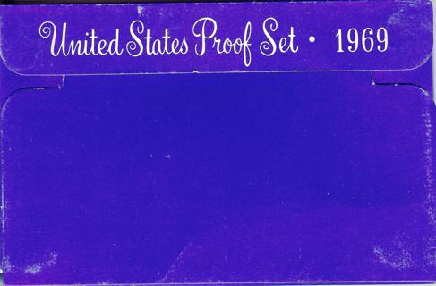 1969-S Proof Set with 40% Silver JFK in original Government Package