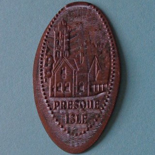 PRESQUE ISLE Pennsylvania Souvenir Elongated Penny - Free Shipping