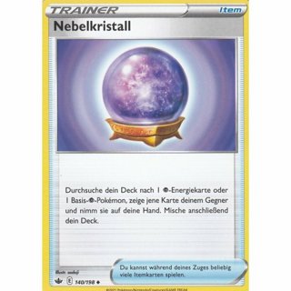 Tradingcard - 2021 Pokemon german Nebelkristall 140/198 