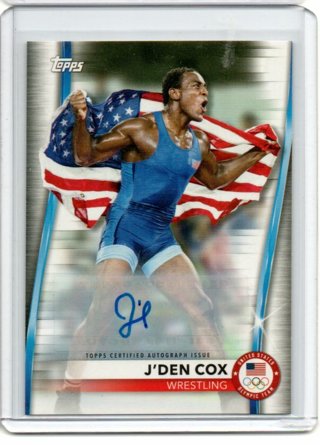 2021 Topps Olympics Jden Cox Autograph 194/200