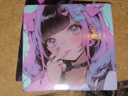 Anime pretty new one vinyl lab top sticker no refunds regular mail high quality!