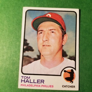 1973 - TOPPS BASEBALL CARD NO. 454 - TOM HALLER - PHILLIES