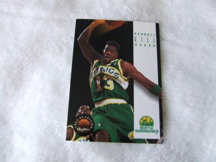 1993-94 Kendall Gill Seattle Supersonics Skybox Basketball Card #282