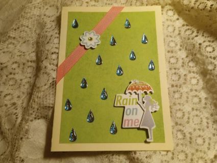 Hand crafted greeting card