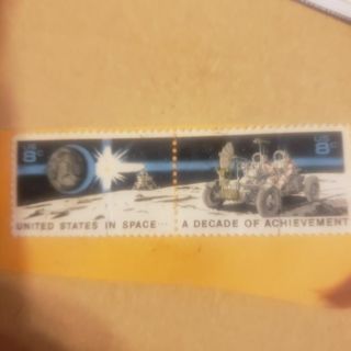 US STAMPS IN SPACE 8 CENTS