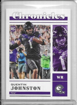 Quentin Johnston 2023 Chronicles Draft #3 Rookie Card