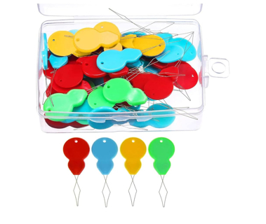 30 Pieces Gourd Shaped Plastic Needle Threaders