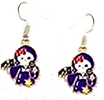 GP ENAMEL HALLOWEEN EARRINGS 8H (PLEASE READ DESCRIPTION