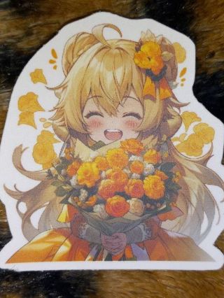 Anime Cute one new vinyl laptop sticker no refunds regular mail very nice quality