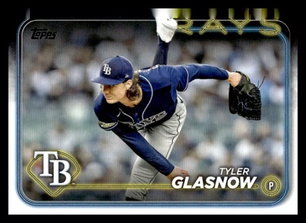 2024 Topps Series 1 Tyler Glasnow #89 Tampa Bay Rays