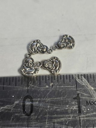 4 pc budda charms