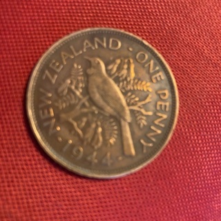 NEW ZEALAND One Penny – 1944