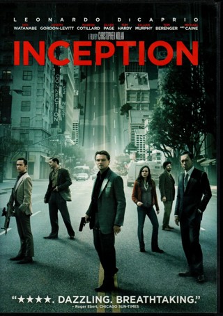 Inception - DVD starring Loenardo DiCaprio, Ken Watanabe, Michael Caine