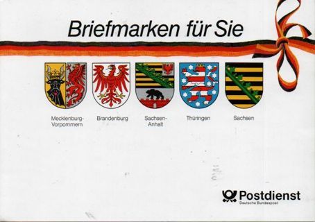 3day only one time chance - German reunion welcome gift to people from east Germany oversize booklet