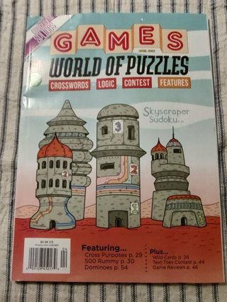 GAMES World of Puzzles Magazine / Issue April 2022