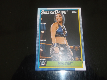 wwe  2021 Topps Heritage   divas   Mia Yim   card  #   64