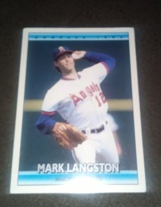 Mark Langston 1992 Donruss