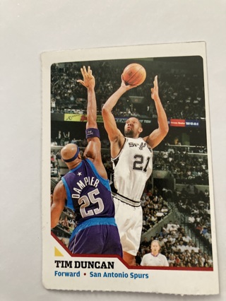 Tim Duncan San Antonio Spurs 2007 Sports Illustrated for Kids 