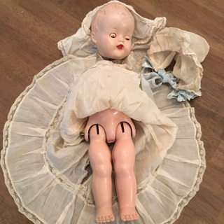VERY RARE… Year ⭐️ 1929!! ⭐️ Antique “Jointed” at Hips 13 Inch Sleeping Eyes EFFANBEE Bubbles Doll