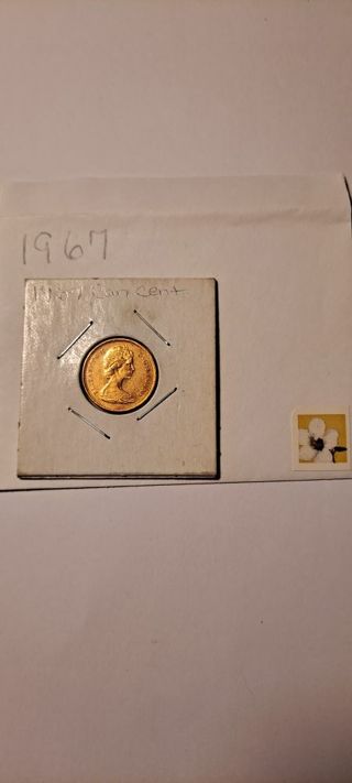 ☆Lucky Looney☆1967 Canadian Penny!