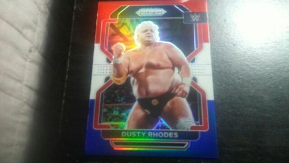 2022 PANINI PRIZM RED/WHITE/BLUE WWE LEGENDS DUSTY RHODES WRESTLING CARD# 175