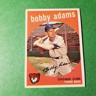 1959 - TOPPS BASEBALL CARD NO. 249 - BOBBY ADAMS - CUBS
