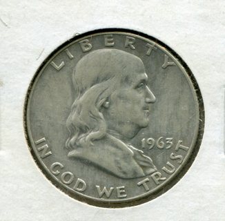 1963 D Franklin Half Dollar-90% Silver!