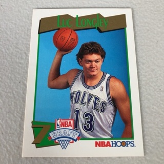 1991-92 NBA Hoops - [Base] #552 Luc Longley