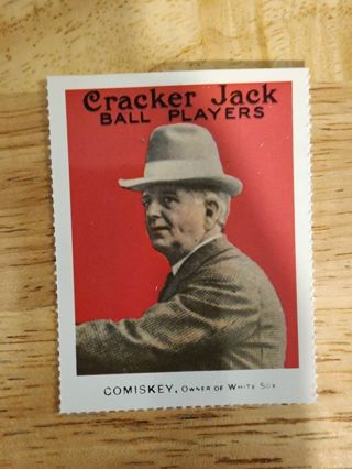 Cracker Jack Comisky REPRINT