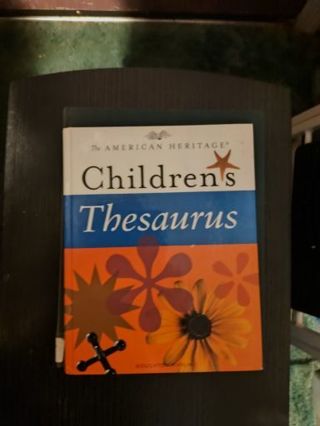 Book The American Heritage Children's Thesaurus