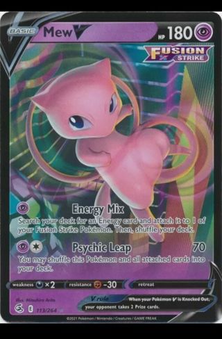 NM Ultra Rare Mew V #2 Pokemon card