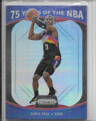 Chris Paul 2021-22 Prizm 75 Years of the NBA Prizms Silver #5