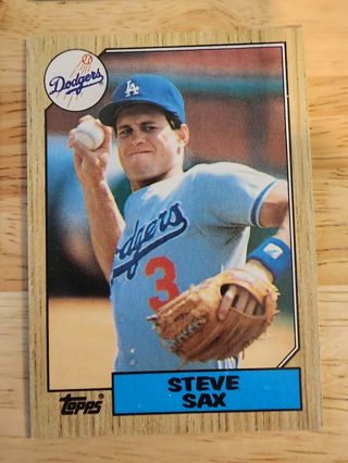 87 Topps Steve Sax #769