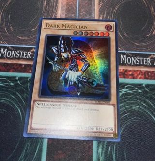 ULTRA RARE HOLO YUGIOH CARD DARK MAGICIAN