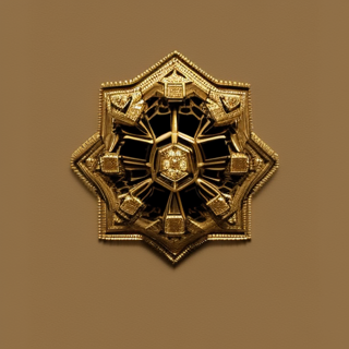 Listia Digital Collectible: Badge, Gold With Diamonds