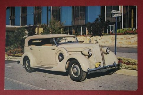 One Unsed Vintage 1936 Packard Postcard