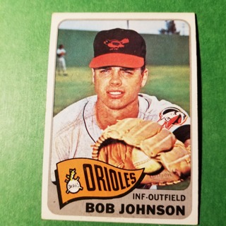 1965 - TOPPS BASEBALL CARD NO. 363 - BOB JOHNSON - ORIOLES