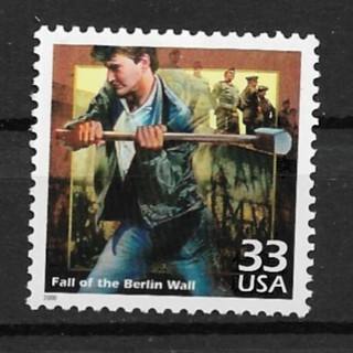 2000 Sc3190k Celebrate the Century: 1980's The Fall of the Berlin Wall MNH