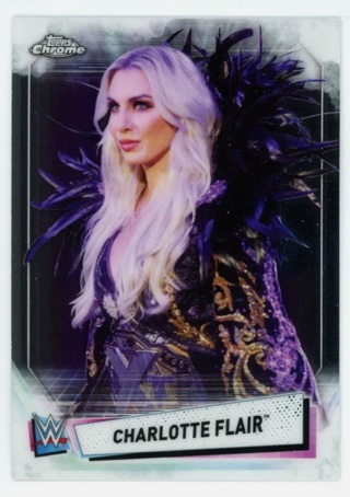 2021 WWE Topps Chrome - Charlotte Flair Card #12 NM