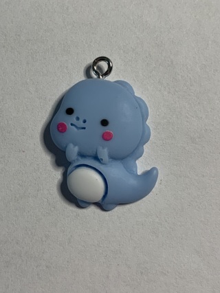 ADORABLE MINI DINOSAUR CHARMS~#2~BLUE~FREE SHIPPING