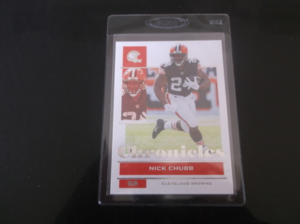 2021 Panini Chronicles    Nick Chubb   card  #  23   Cleveland Browns 